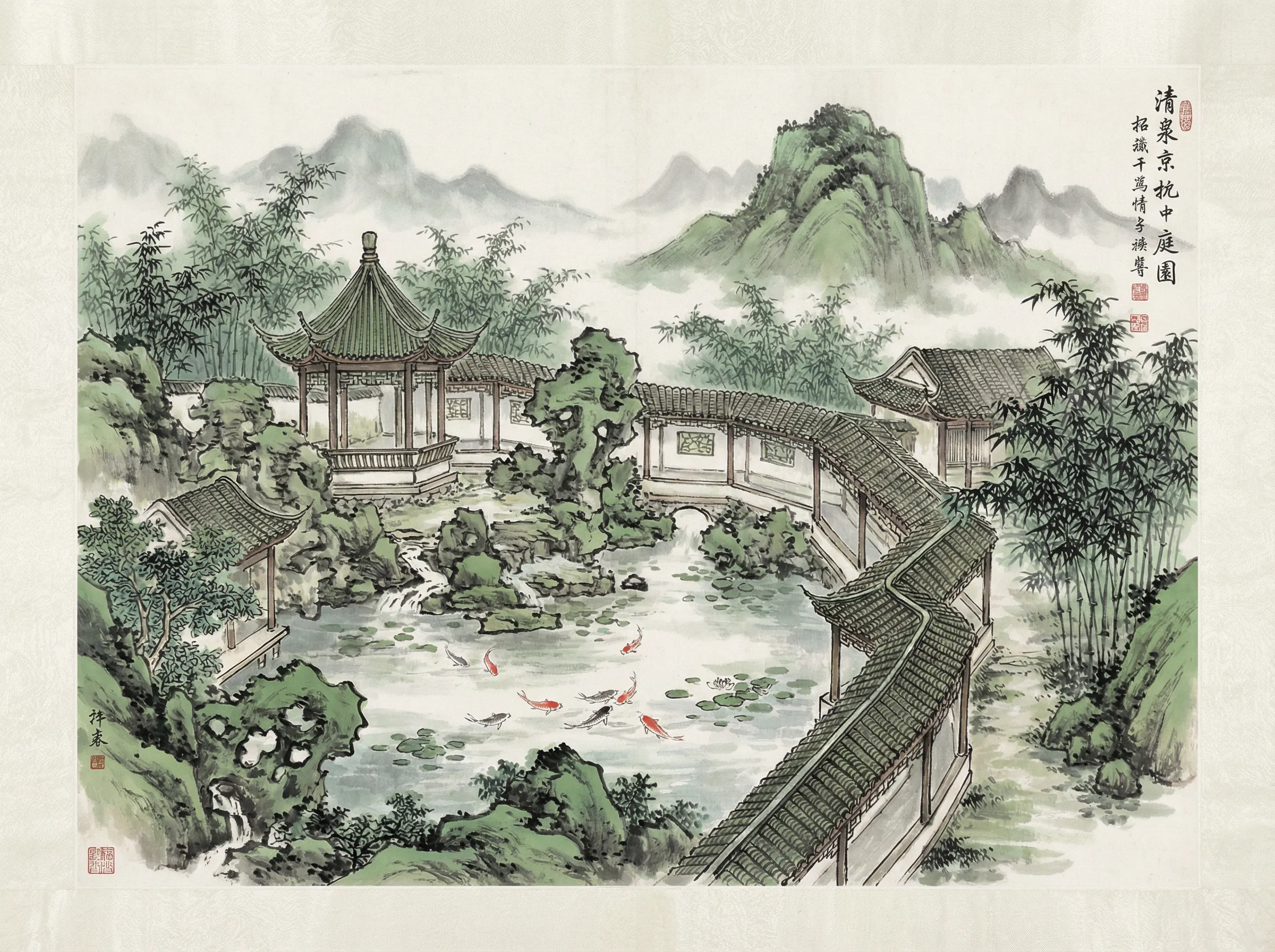 星空棋牌亚洲体育名人堂中式园林